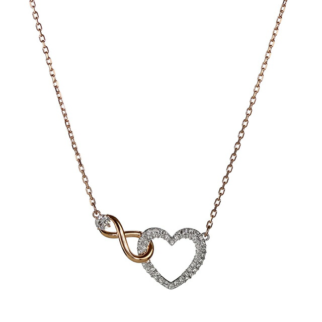 スワロフスキー ネックレス レディース ブランド SWAROVSKI Hyperbola ペンダント スワロフスキー ハート 5518865 ローズゴールド アクセサリー