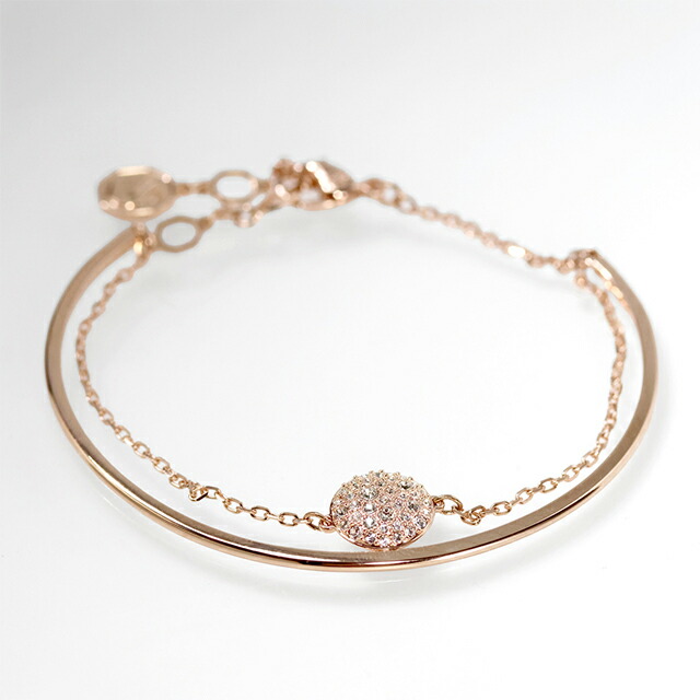 スワロフスキー バングル レディース ブランド SWAROVSKI Sublima ブレスレット スワロフスキー 5683452 ローズゴールド アクセサリー