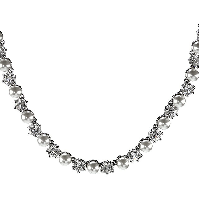 スワロフスキー ネックレス レディース ブランド SWAROVSKI Matrix Tennis ペンダント スワロフスキー 5689623 シルバー アクセサリー