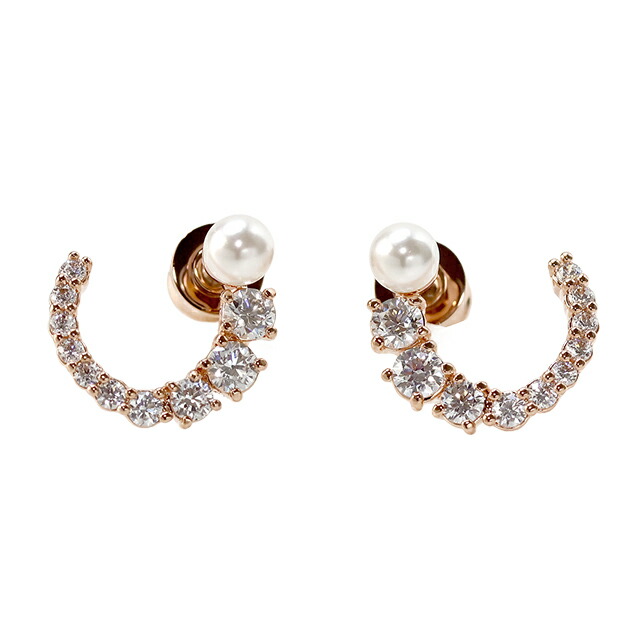 スワロフスキー ピアス レディース ブランド SWAROVSKI Matrix スタッド スワロフスキー 両耳用 5692264 ローズゴールド アクセサリー