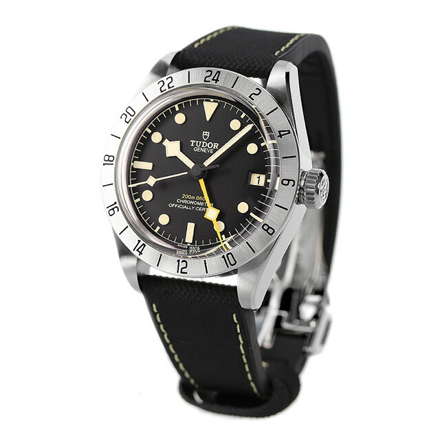 チューダー チュードル ブラックベイ プロ 自動巻き 腕時計 メンズ 革ベルト TUDOR M79470-0003 アナログ ブラック 黒 スイス製 ブランド おしゃれ 防水 プレゼント 男性 実用的
