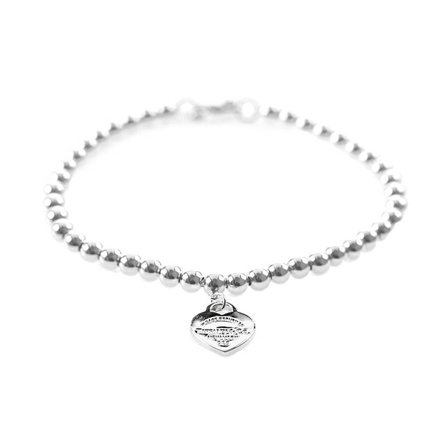 ティファニー ブレスレット レディース ブランド TIFFANY＆Co. Return to Tiffany medium ビーズ 海外限定モデル 23984024 シルバー アクセサリー