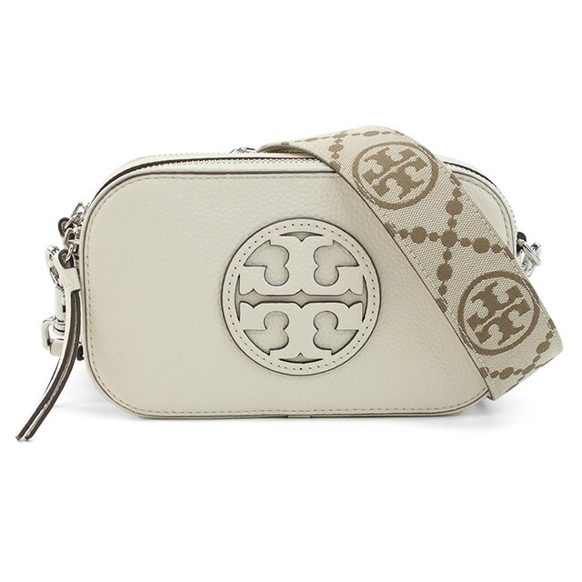トリーバーチ 斜め掛け ショルダーバッグ レディース ブランド TORY BURCH MILLER レザー カンボジア 150153 NEW IVORY ホワイト系 バッグ