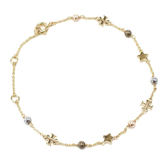 トリーバーチ ブレスレット レディース ブランド TORY BURCH DELICATE KIRA 153671 BROWN ゴールド系 アクセサリー