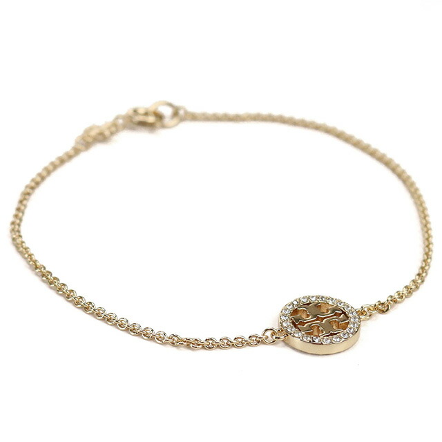トリーバーチ ブレスレット レディース ブランド TORY BURCH MILLER PAVE 80997 TORY GOLD-CRYSTAL ゴールド系 アクセサリー