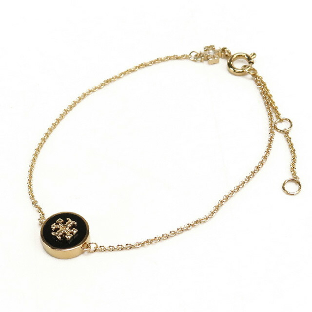 トリーバーチ ブレスレット レディース ブランド TORY BURCH 90284 TORY GOLD-BLACK ゴールド系 ブラック アクセサリー