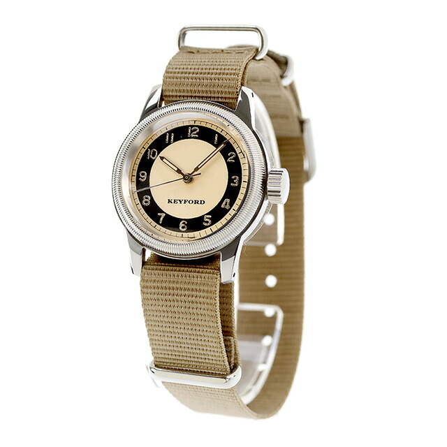 モントルロロイ ミリタリーウォッチ THE TUXEDO DIAL WATCH Copper クォーツ 電池式 腕時計 ブランド メンズ M.R.M.W. txd-copp-03KN アナログ ベージュ 日本製 おしゃれ 防水 プレゼント 男性 実用的
