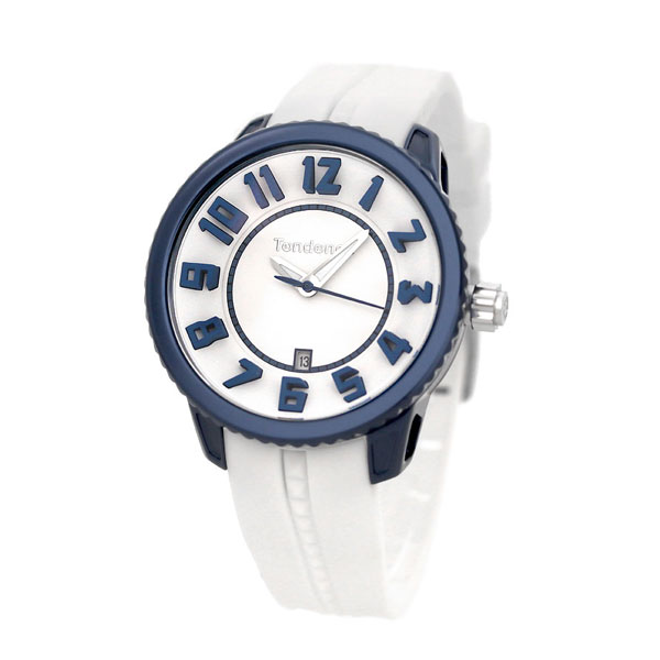 テンデンス アルテックガリバー 41mm 腕時計 TY932001 TENDENCE ホワイト 時計 ブランド おしゃれ 防水 プレゼント 男性 実用的