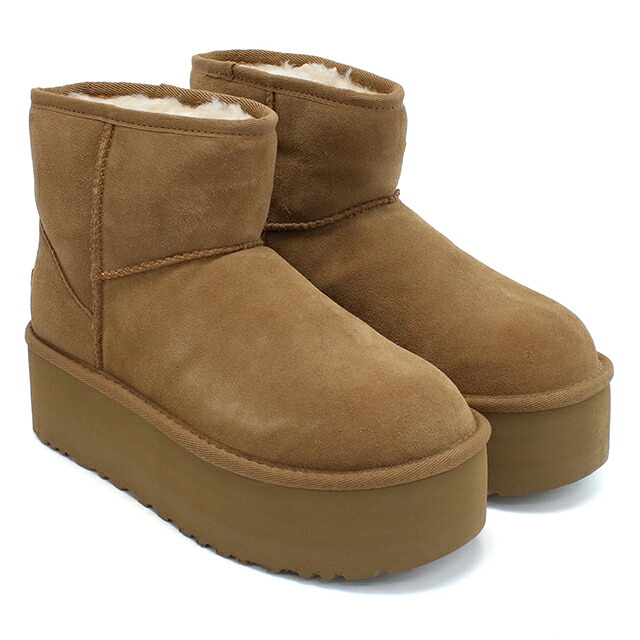 アグ ブーツ レディース ブランド UGG CLASSIC MINI PLATFORM 1134991 ベージュ シューズ 選べるモデル