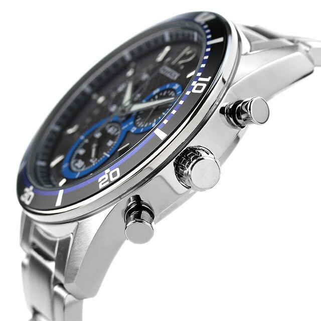 シチズン コレクション オルタナ エコドライブ VO10-6741F 腕時計 ブラック ブルー CITIZEN COLLECTION ブランド おしゃれ 防水 プレゼント 男性 実用的