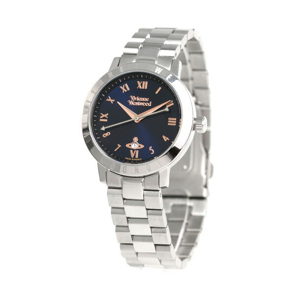 ヴィヴィアン 時計 レディース ブルームズベリー 34mm VV152NVSL Vivienne Westwood ダークネイビー 腕時計 ブランド おしゃれ 防水 かわいい プレゼント 女性 実用的