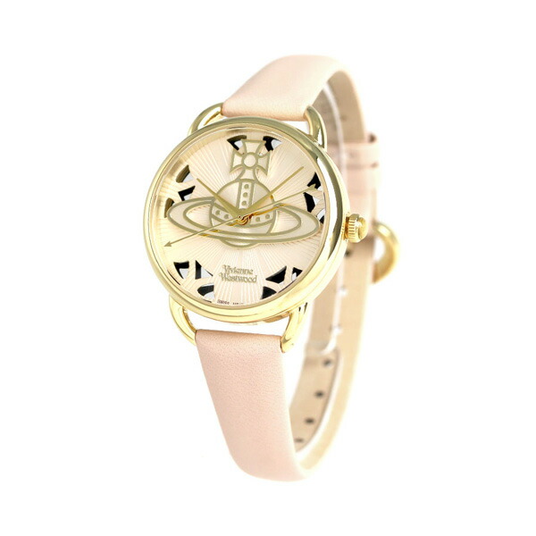 ヴィヴィアン 時計 レディース リーデンホール 33mm VV163BGPK Vivienne Westwood ゴールド 腕時計