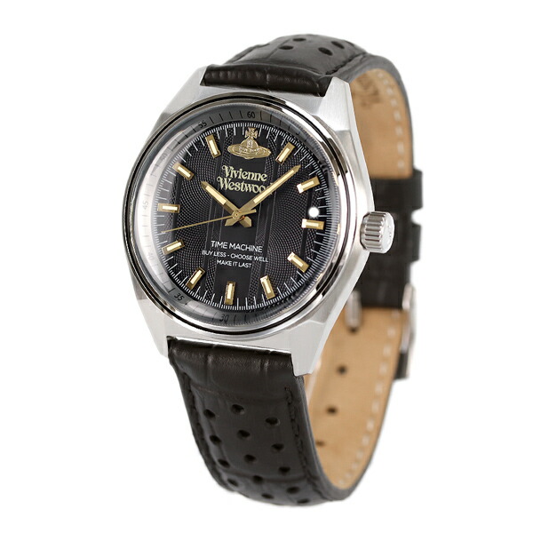 ヴィヴィアン ウエストウッド シデナム 39mm クオーツ メンズ 腕時計 VV251BKBK Vivienne Westwood ブラック ブランド おしゃれ 防水 プレゼント 男性 実用的