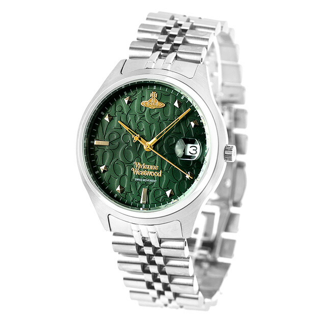 ヴィヴィアン ウエストウッド キャンバーウェル クォーツ 電池式 腕時計 ブランド メンズ Vivienne Westwood VV261GRSL アナログ グリーン おしゃれ 防水 プレゼント 男性 実用的