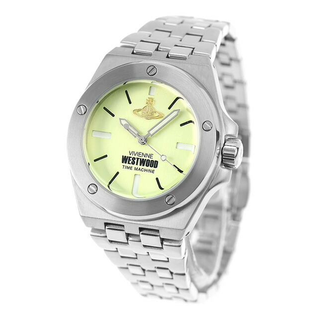 ヴィヴィアン ウエストウッド リーマス クォーツ 電池式 腕時計 ブランド メンズ Vivienne Westwood VV271GRSL アナログ ライムグリーン おしゃれ 防水 プレゼント 男性 実用的