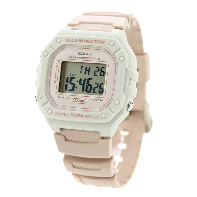 カシオ CASIO アウトドア W-218HC-4A2V ポップ チプカシ 海外モデル ユニセックス メンズ レディース 腕時計 カシオ CASIO アウトドア デジタル ベビーピンク ブランド おしゃれ 防水 小さい 軽い かわいい プレゼント 実用的