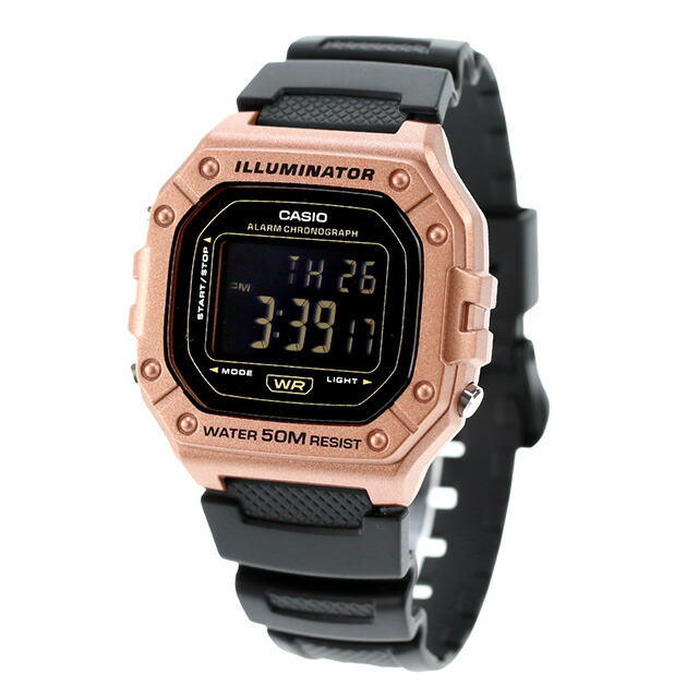 カシオ CASIO アウトドア W-218HM-5BV スタンダード チプカシ 海外モデル メンズ 腕時計 カシオ CASIO アウトドア アナログ ブラック 黒 ブランド おしゃれ 防水 小さい 軽い かっこいい プレゼント 男性 実用的
