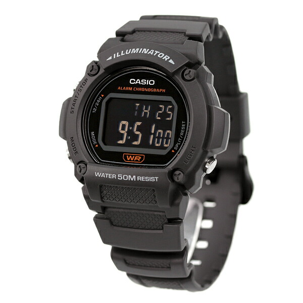 CASIO アウトドア カシオ 腕時計 チープカシオ チプカシ 海外モデル メンズ レディース 時計 W-219H-8BVDF ブラック グレー ブランド おしゃれ 防水 小さい 軽い かわいい プレゼント 実用的