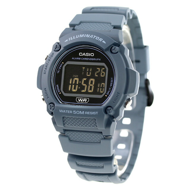 カシオ CASIO アウトドア W-219HC-2BV 海外モデル ユニセックス メンズ レディース 腕時計 カシオ CASIO アウトドア デジタル ブラック ネイビー 黒 ブランド おしゃれ 防水 プレゼント 実用的
