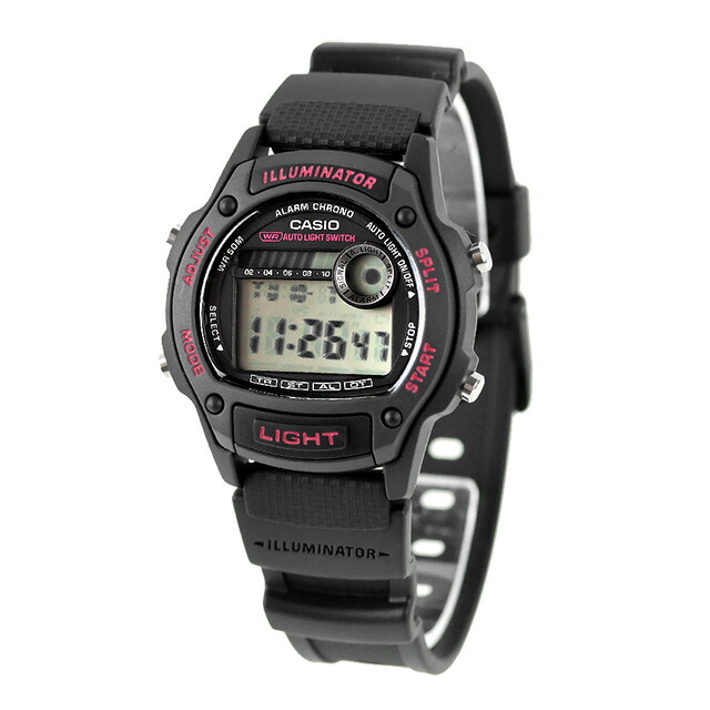カシオ チープカシオ CASIO クォーツ 電池式 W-220H-1A2V スタンダード 海外モデル メンズ チプカシ 腕時計 ブランド カシオ casio デジタル ブラック 黒 おしゃれ 防水 小さい 軽い かわいい プレゼント 実用的 学生