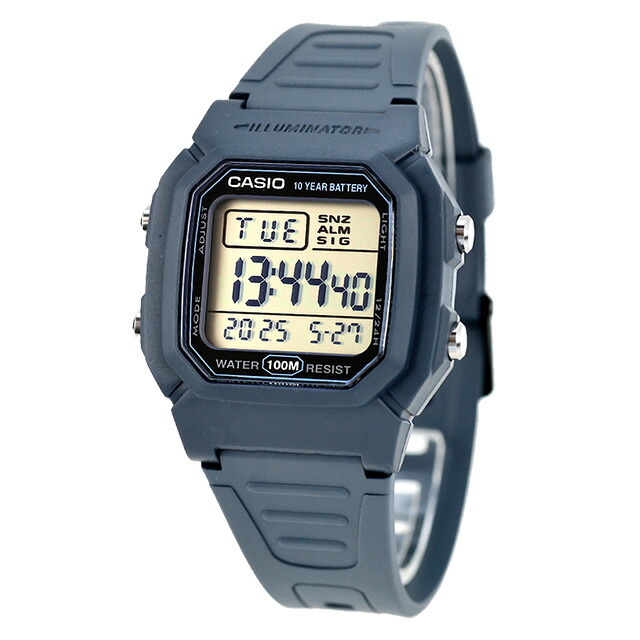 カシオ チープカシオ CASIO クォーツ 電池式 W-800H-2AV 海外モデル メンズ チプカシ 腕時計 ブランド カシオ casio デジタル ブラック 黒 おしゃれ 防水 小さい 軽い かわいい プレゼント 実用的 学生