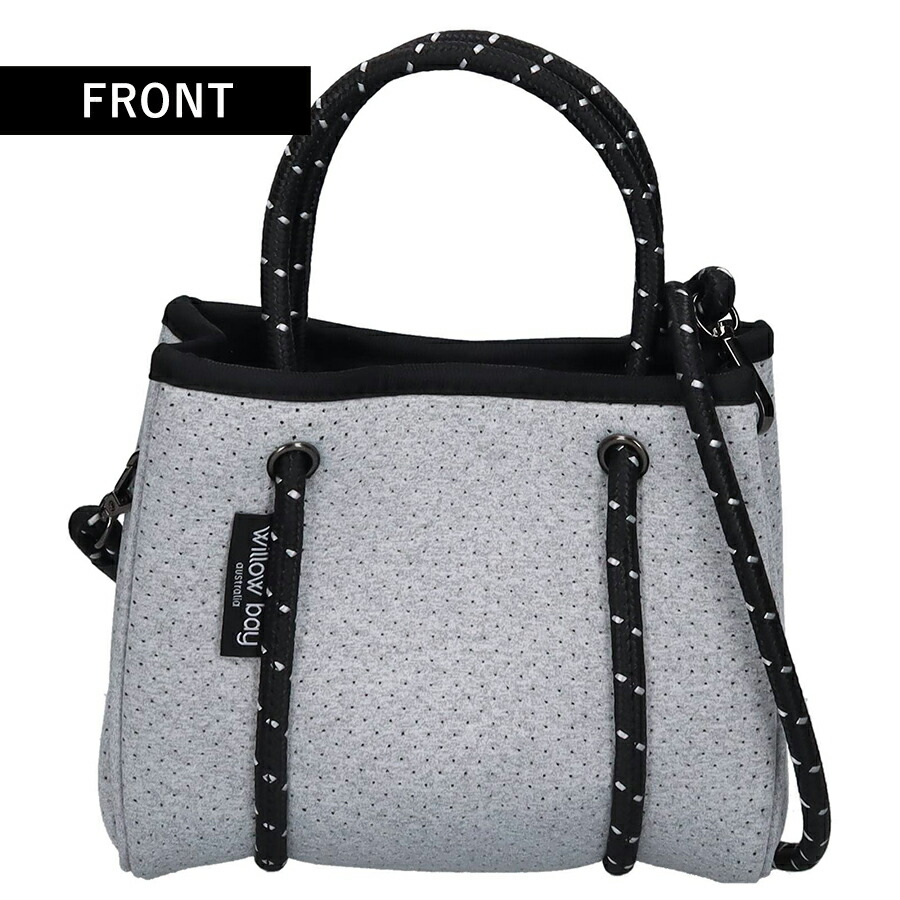 ウィローベイ ショルダーバッグ レディース ブランド WILLOWBAY DAYDREAMER TINY ネオプレントートバッグ（クロージャー付き） クロスボディ 2WAY 1098 LIGHT MARLE バッグ 斜めがけ 高級 おしゃれ プレゼント 女性 実用的 かわいい