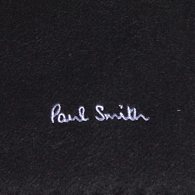 ポールスミス PAUL SMITH マフラー M1A-933D-AS04-79 メンズ ブラック ブランド