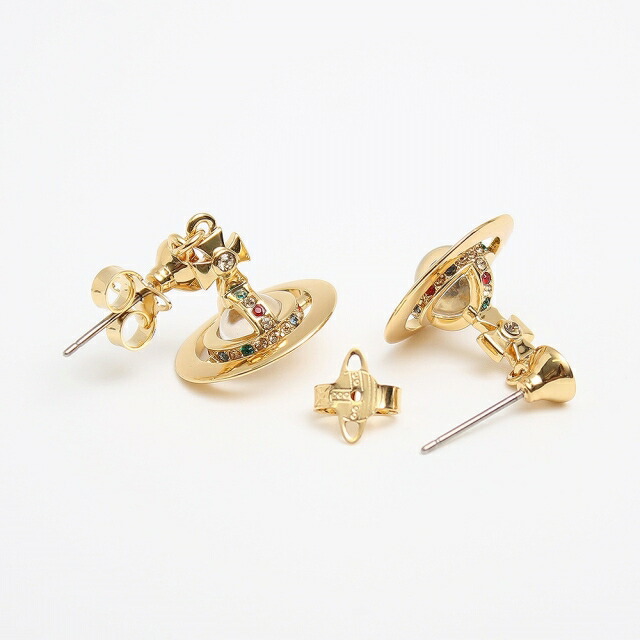ヴィヴィアンウエストウッド VIVIENNE WESTWOOD プチオーブ ピアス レディース 62020032-R001 ゴールド