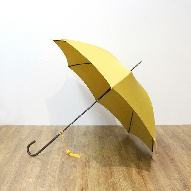 フォックスアンブレラズ FOX UMBRELLAS 傘 レディース 細巻きレザー WL1 MUSTARD マスタード ブランド