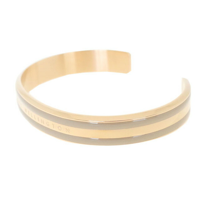 ダニエルウェリントン DANIEL WELLINGTON バングル ブレスレット レディース DW00400011 CLASSIC BRACELET DESERT SAND M ローズゴールド グレー