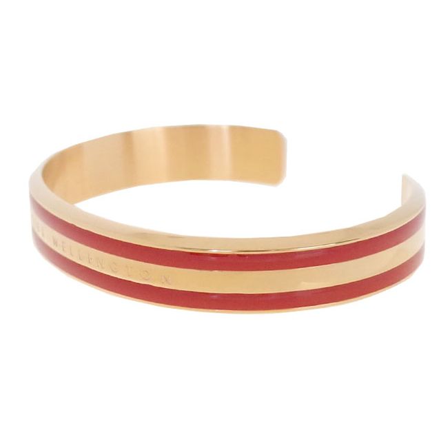 ダニエルウェリントン DANIEL WELLINGTON バングル ブレスレット レディース DW00400014 CLASSIC BRACELET RED S ローズゴールド レッド