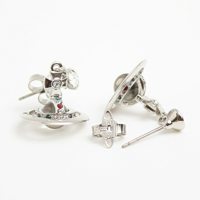 ヴィヴィアンウエストウッド VIVIENNE WESTWOOD ピアス 62020032-W004 62020032-02P019 レディース プチオーブ ドロップ シルバー