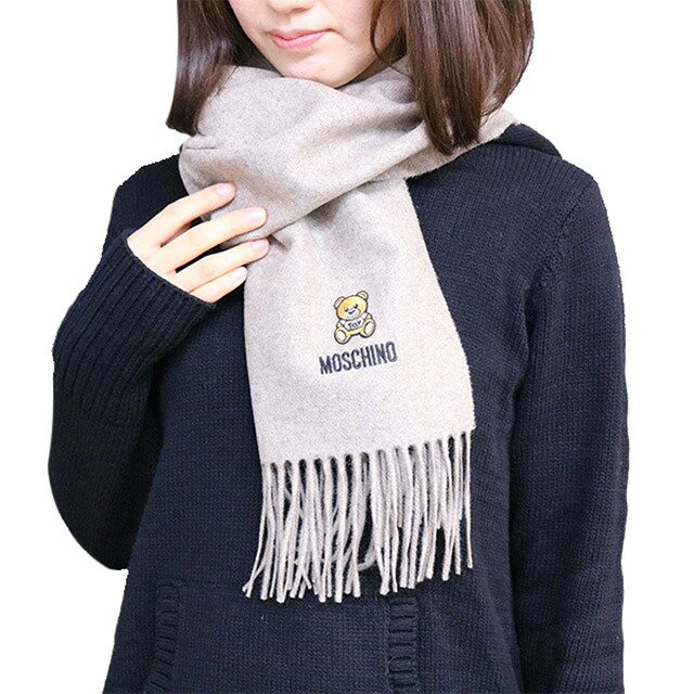 モスキーノ MOSCHINO マフラー レディース M5293 50124 007 レッド