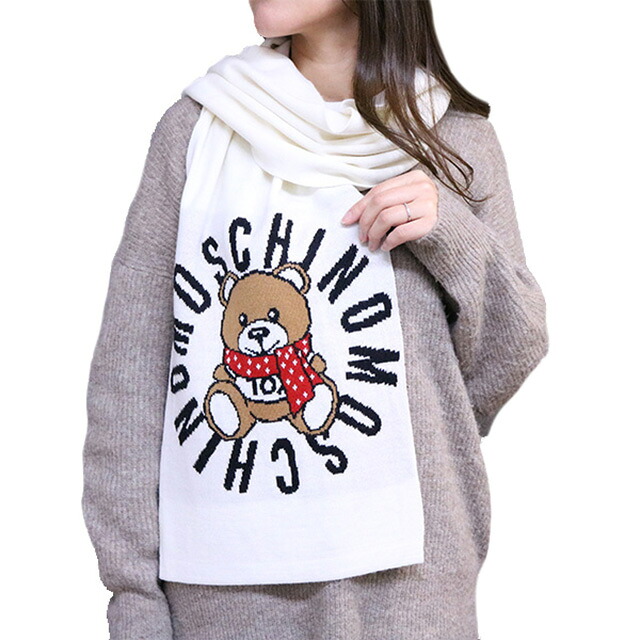 モスキーノ MOSCHINO マフラー レディース M2333 30673 007 レッド