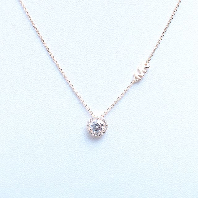 マイケルコース MICHAEL KORS ネックレス MKC1208AN791 レディース MKロゴ ローズゴールド