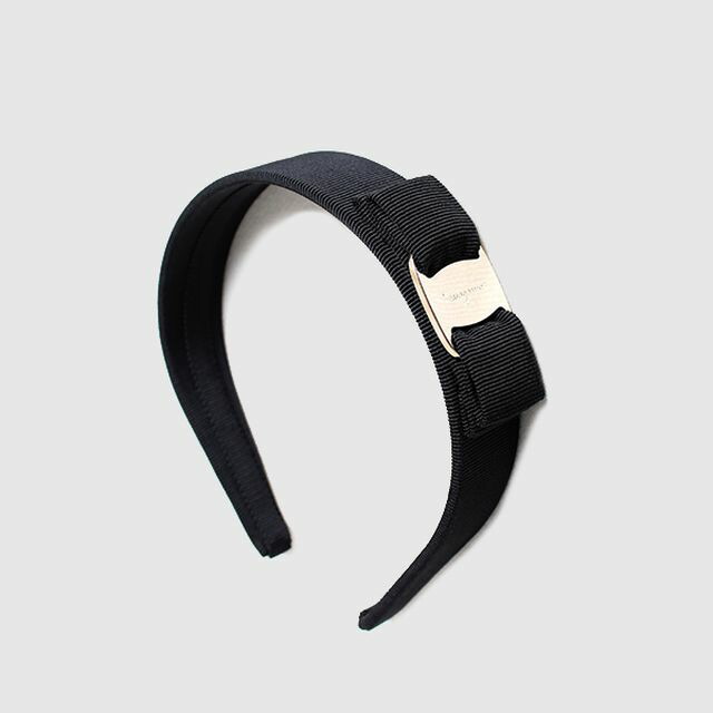フェラガモ FERRAGAMO リボン カチューシャ ヘアバンド 344311-572738 レディース ヴァラ VARA BLACK ブラック