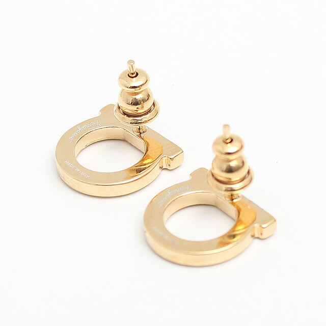 フェラガモ FERRAGAMO ピアス 760122-696573 レディース ゴールド