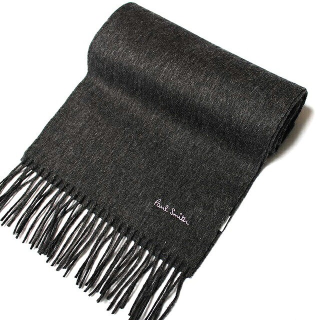 ポールスミス PAUL SMITH マフラー M1A-933D-AS04-74 メンズ ダークグレー ブランド