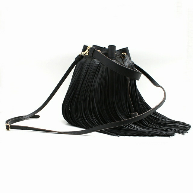 ジェイアンドエムデヴィッドソン J&M DAVIDSON ショルダーバッグ LFRG-0XX-SCNP-999G レディース ザ フリンジ THE FRINGE ブラック 斜めがけ ブランド 高級 おしゃれ プレゼント 女性 実用的 かわいい