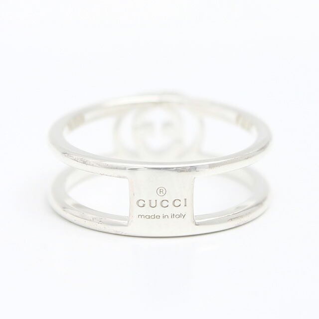 グッチ GUCCI リング 298036-J8400-8106 7号 インターロッキングG レディース シルバー