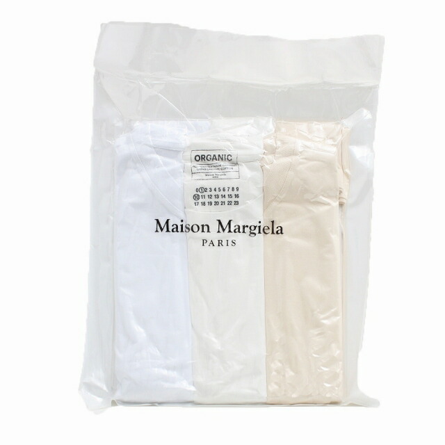 メゾンマルジェラ MAISON MARGIELA Tシャツ S50GC0687S23973963-M メンズ アイボリー