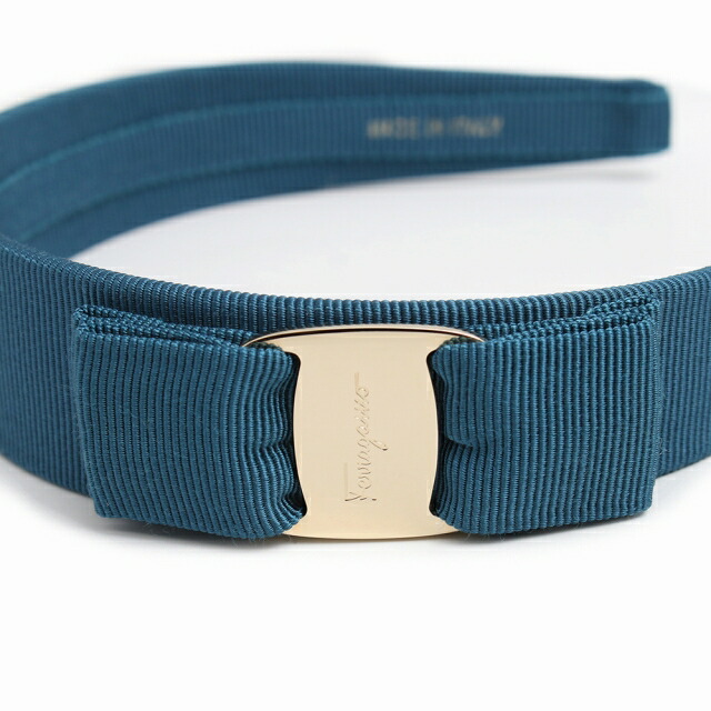 フェラガモ FERRAGAMO カチューシャ 344311-759768 レディース Mediterraneo Blue ブルー