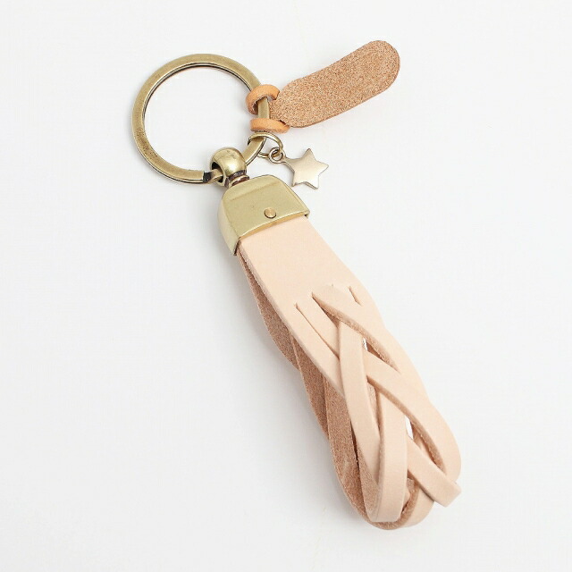 イルビゾンテ IL BISONTE キーリング キーホルダー SKH040-PG0001-NA106B メンズ レディース ヌメ ナチュラル バッグチャーム ブランド 高級 おしゃれ プレゼント 実用的