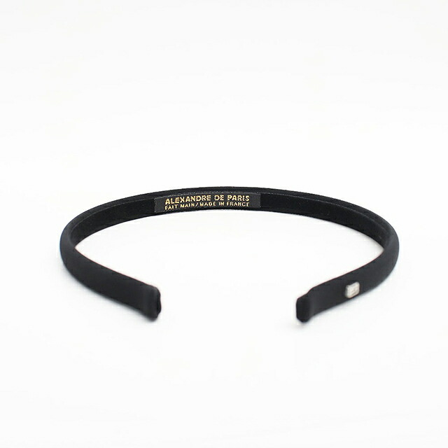 アレクサンドルドゥパリ ALEXANDRE DE PARIS カチューシャ THB-20148-10-N-1850-18 レディース マシェール ジャンヌ MA CHERE JEANNE ブラック ブランド