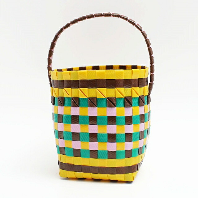 マルニ カゴバッグ MARNI M00332-M00IW-0M214 ハンドバッグ レディース マーケット MARKET マルチカラー イエロー 手提げ ブランド 高級 おしゃれ プレゼント 女性 実用的 かわいい