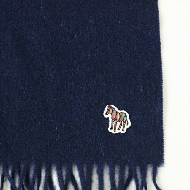 ポールスミス PAUL SMITH マフラー W1A-250K-JZEBRA-47 メンズ ネイビー