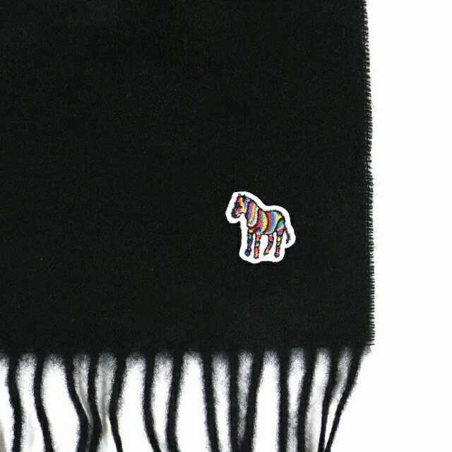 ポールスミス PAUL SMITH マフラー W1A-250K-JZEBRA-79 メンズ ブラック