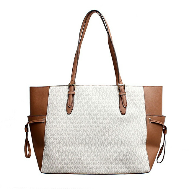 マイケルコース MICHAEL KORS GILLY LG DRWSTG TRVL TOTE VANILLA トートバッグ 35S1G2GT7B-VANILLA レディース バニラ ブランド 軽量 手提げ 高級 おしゃれ プレゼント 女性 実用的 かわいい