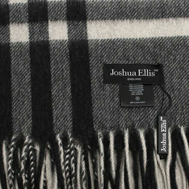ジョシュアエリス Joshua Ellis レディース マフラー CHARCOAL ストール カシミヤ CPG51787