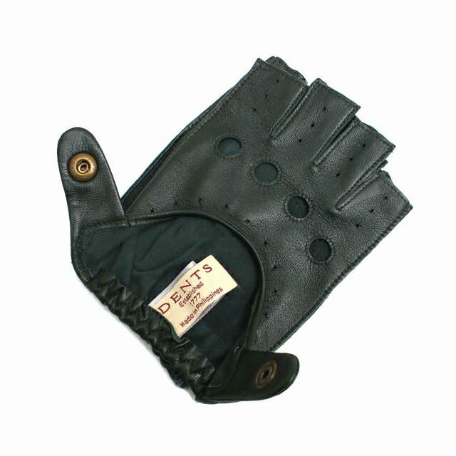 デンツ DENTS SNETTERTON 手袋 フィンガーレス グローブ 5-1009-RACINGGREEN-L メンズ グリーン 手袋